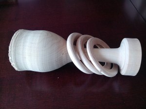 1st attempt at making captive rings.