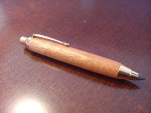 The first of many.  I beliee this is mahogany.