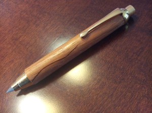 Mahogany blank with Copper Insert.